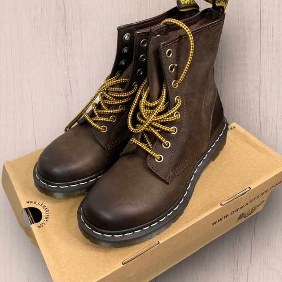Dr. Martens Shoes - Dr. Martens 1460 women’s boots size 7 dark brown